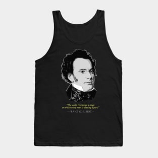 Franz Schubert Quote Tank Top